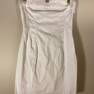 Wild Fable White Strapless Corset Dress Mini Y2K Juniors XS